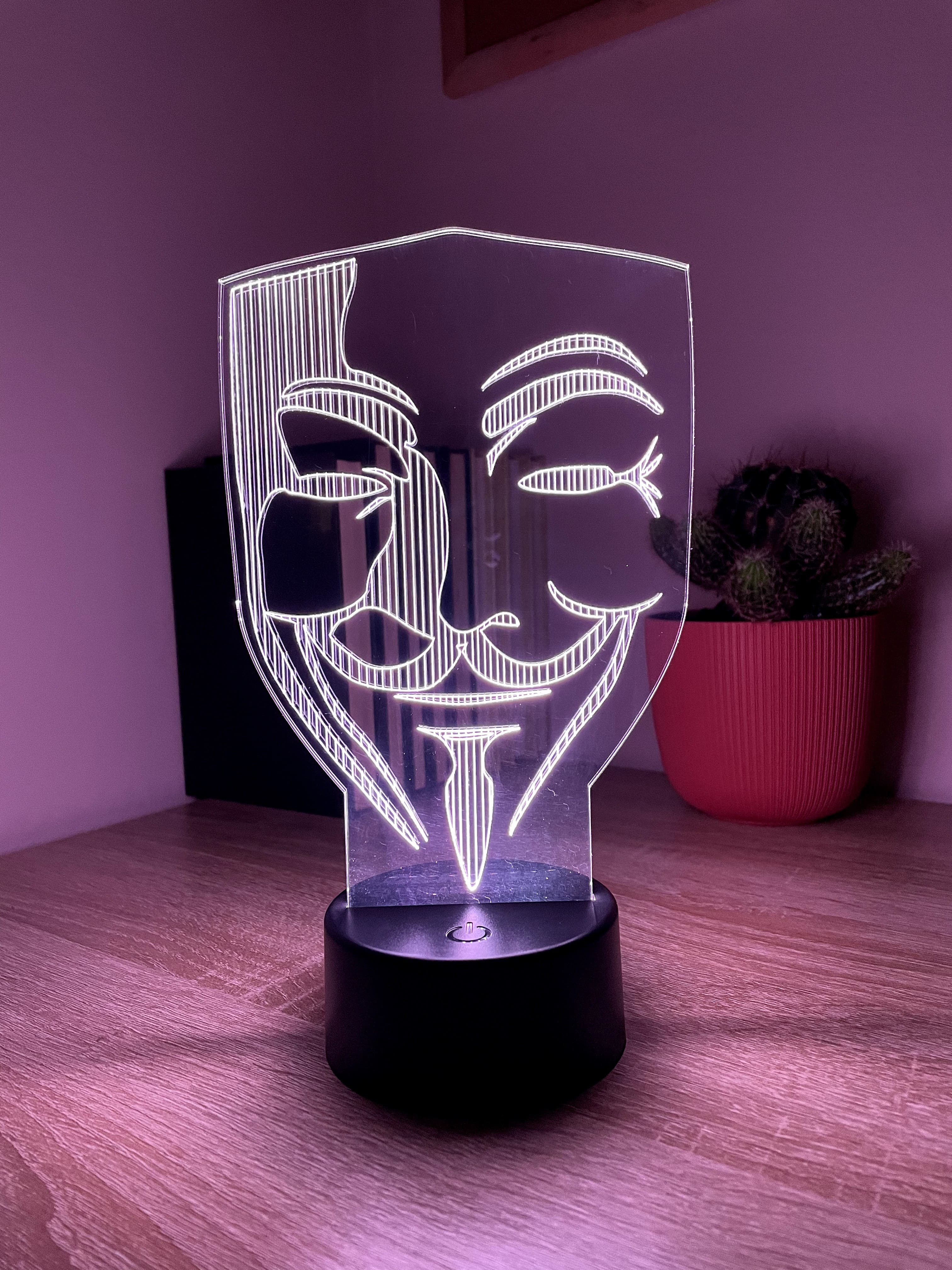 Anonymous Led Lampa