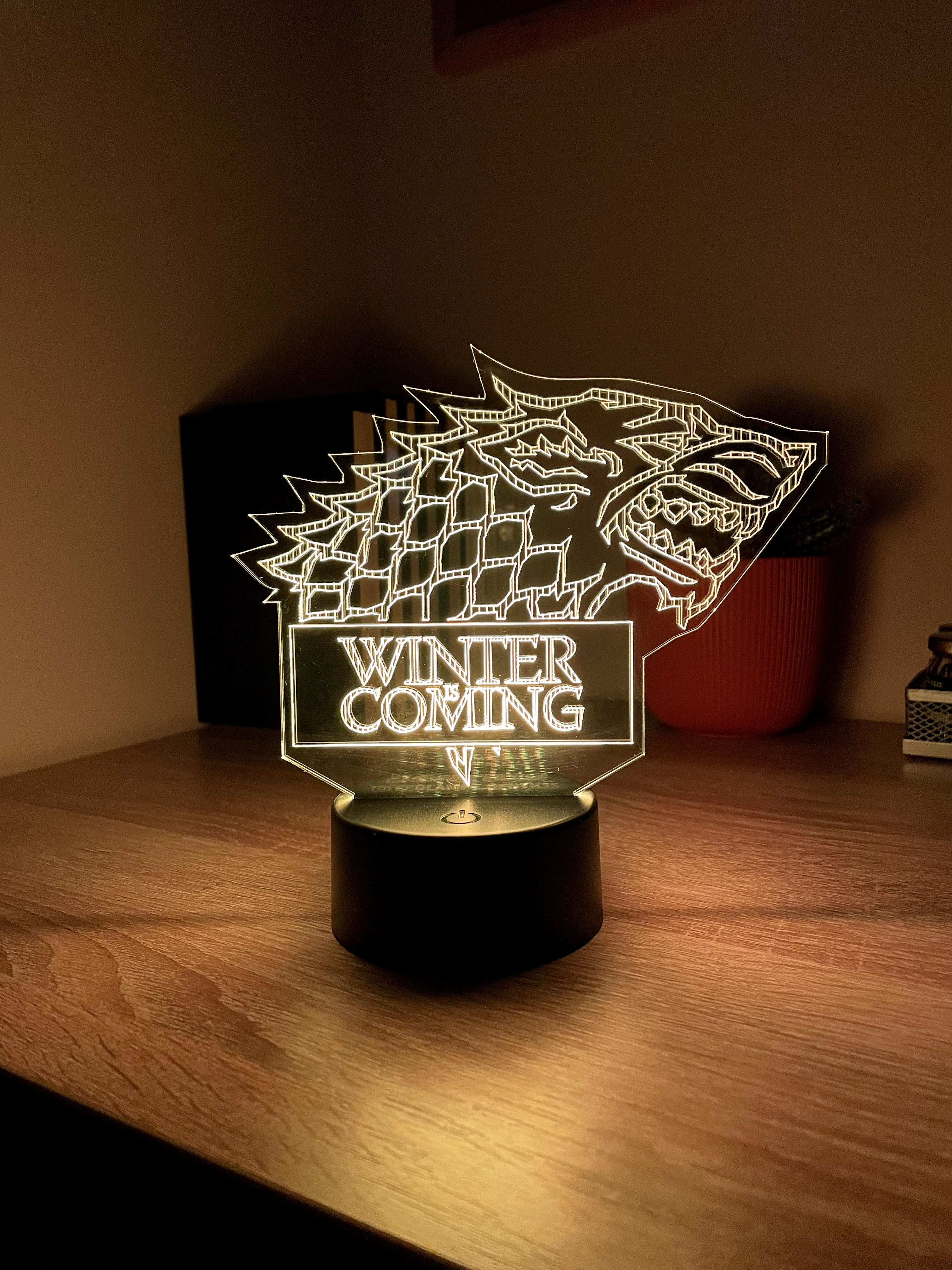 Game of Thrones Led Lampa