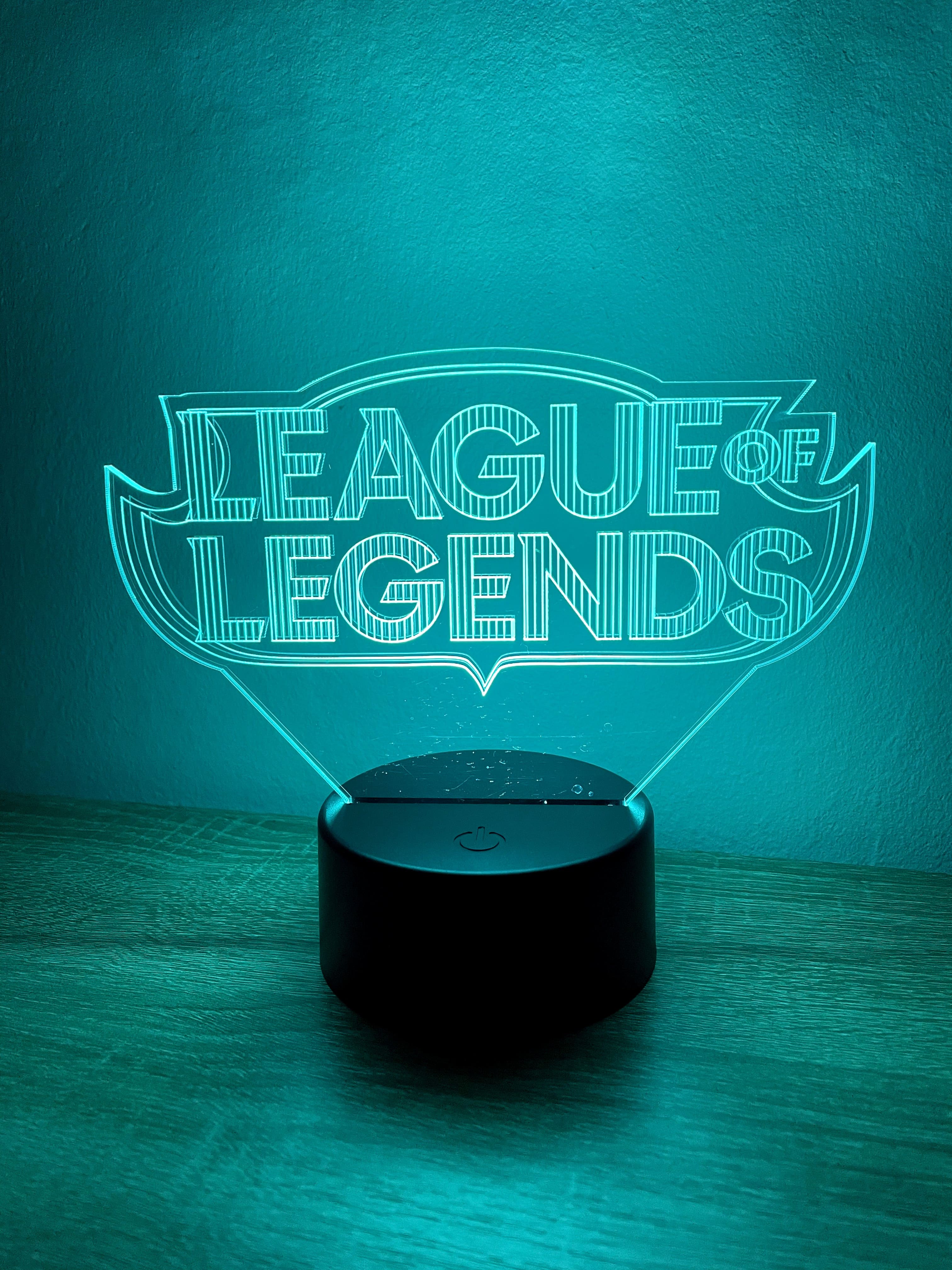 League of Legends Led Lampa