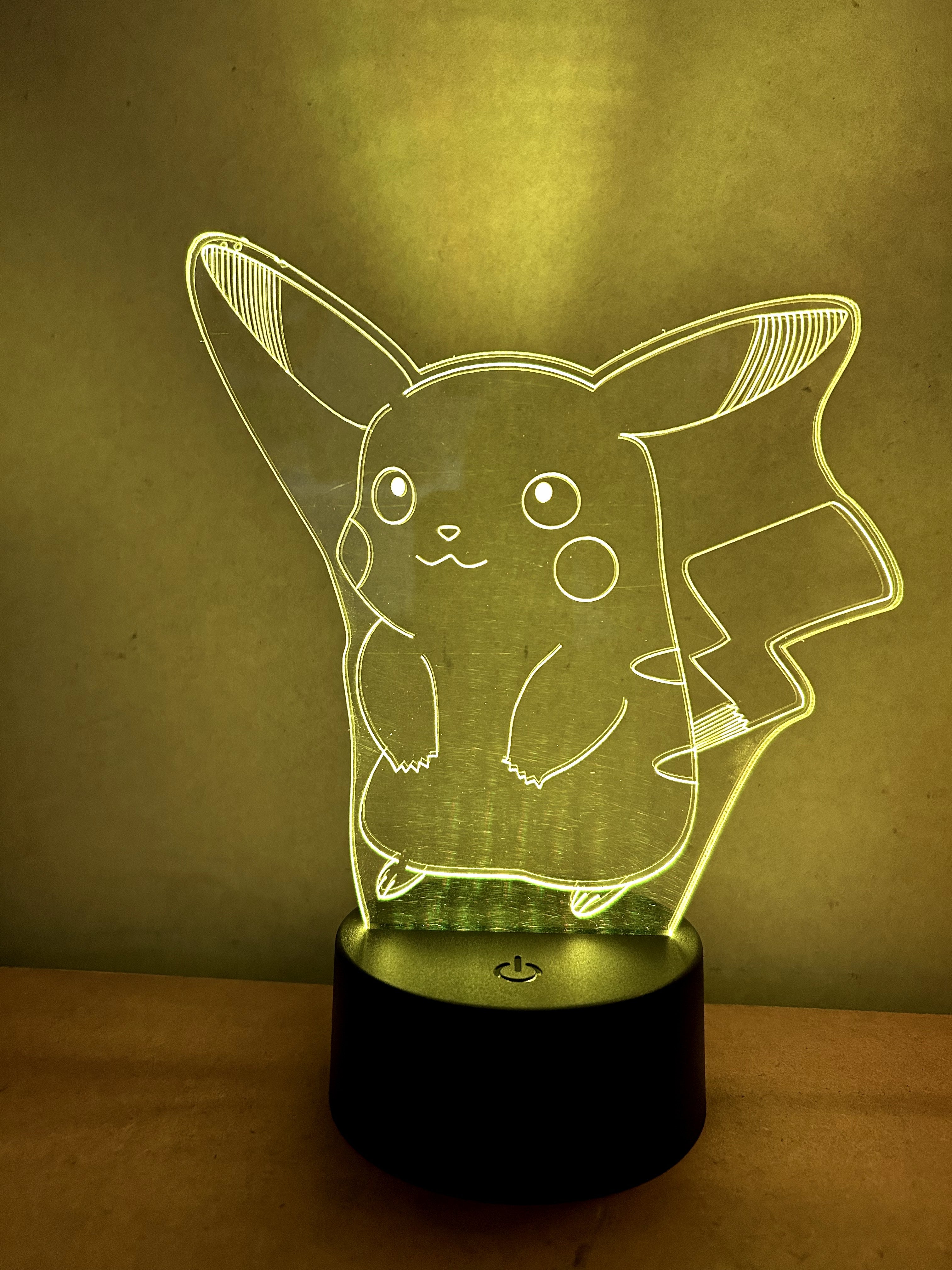 Pikachu Led Lampa